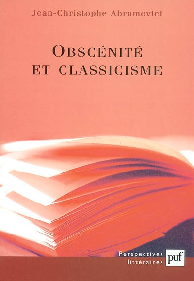 Obscénité et classicisme