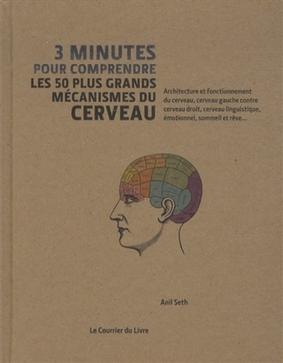 3 minutes pour comprendre les 50 plus grands mécanismes du cerveau : architecture et fonctionnement du cerveau, cerveau gauche contre cerveau droit, cerveau linguistique, émotionnel, sommeil et rêve