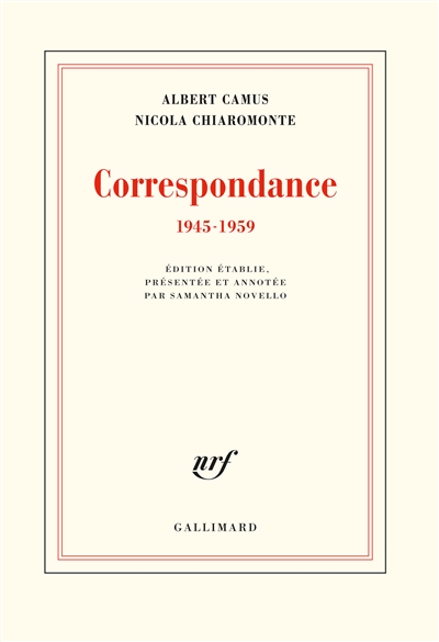 Correspondance : 1945-1959