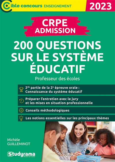 CRPE - Admission : 200 questions sur le système éducatif : [2023]