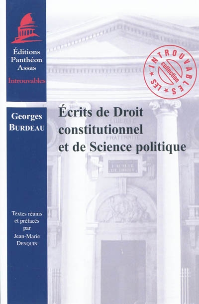 Écrits de droit constitutionnel et de science politique