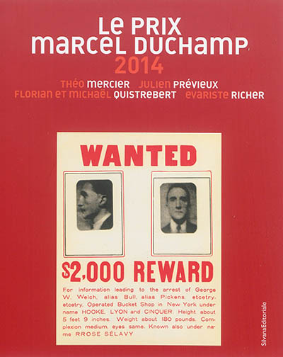 Le prix Marcel Duchamp 2014 : Théo Mercier, Julien Prévieux, Florian et Michael Quistrebert, Evariste Richer
