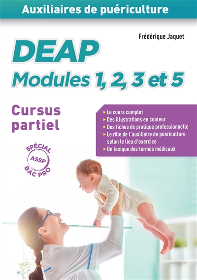 DEAP modules 1, 2, 3 et 5 : cursus partiel, spécial bac pro ASSP