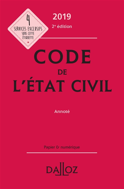 Code de l'état civil