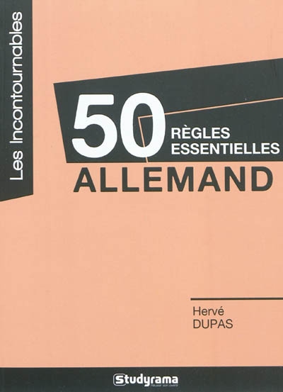 50 règles essentielles, allemand