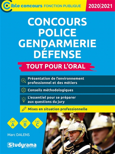 Concours police, gendarmerie, défense : tout pour l'oral