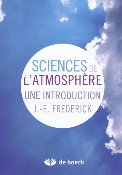 Sciences de l'atmosphère : une introduction