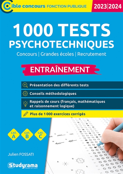 1000 tests psychotechniques