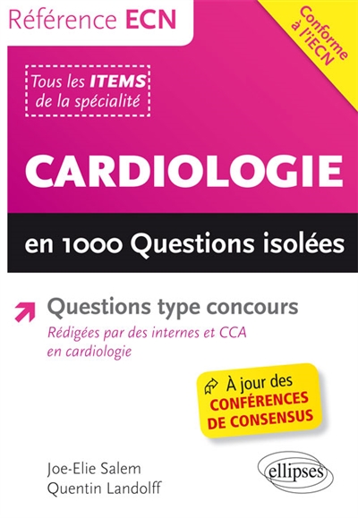 Cardiologie : en 1000 questions isolées