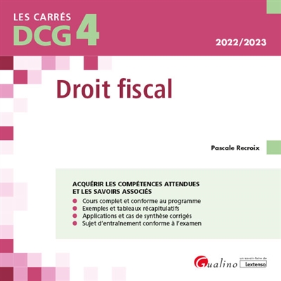 Droit fiscal : DCG 4