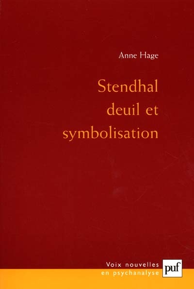 Stendhal, deuil et symbolisation