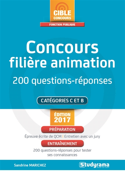 Concours de la filière animation, 200 questions réponses
