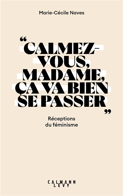"Calmez-vous, madame, ça va bien se passer" : réceptions du féminisme