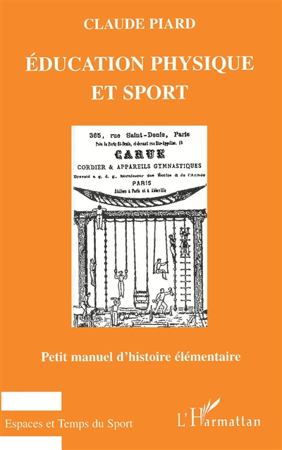 Éducation physique et sport : petit manuel d'histoire élémentaire