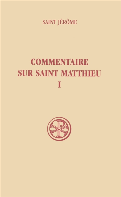 Commentaire sur S. Matthieu
