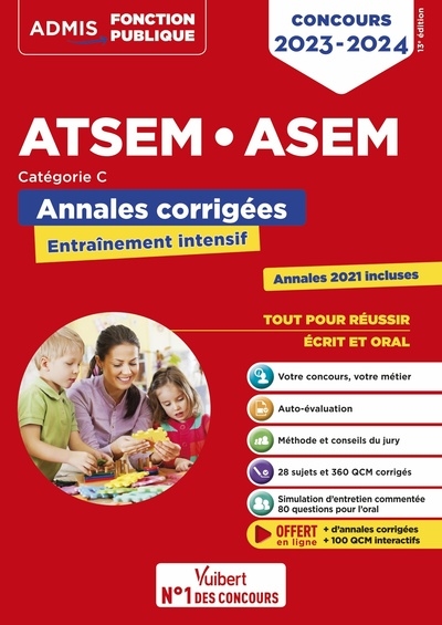 ATSEM-ASEM : annales corrigées