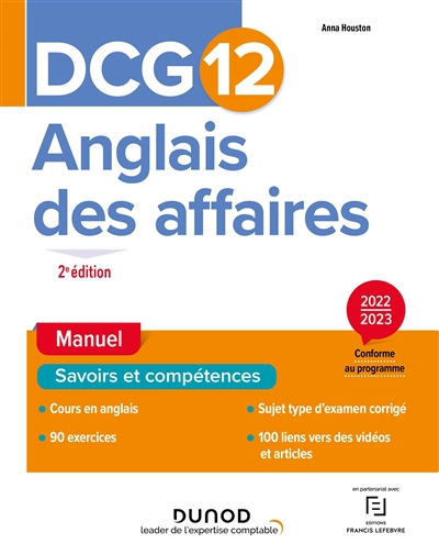 DCG 12 : anglais des affaires : manuels