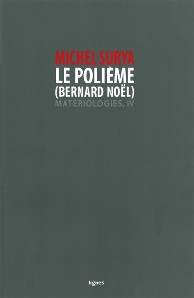 Le polième (Bernard Noël)