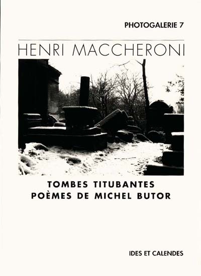 Tombes titubantes, poèmes de Michel Butor