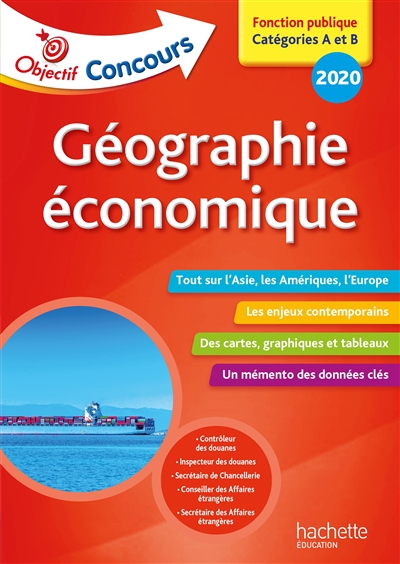 Géographie économique : fonction publique, catégories A et B, 2020