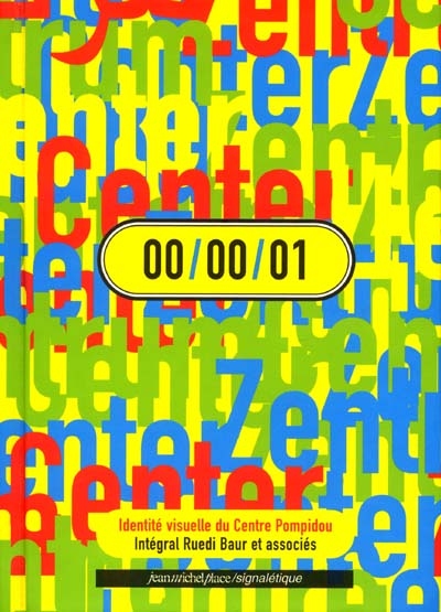 00/00/01 : identité visuelle du Centre Pompidou