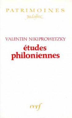 Etudes philoniennes