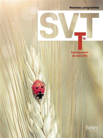 SVT Tle : enseignement de spécialité : nouveau programme