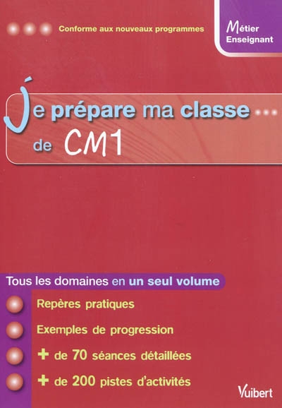 Je prépare ma classe de CM1