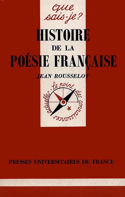 Histoire de la poésie française : des origines à 1940