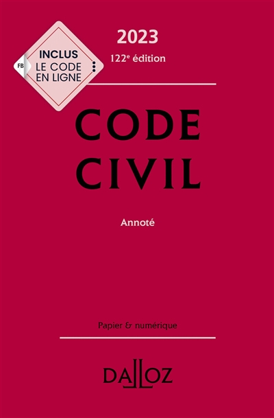 Code civil : annoté