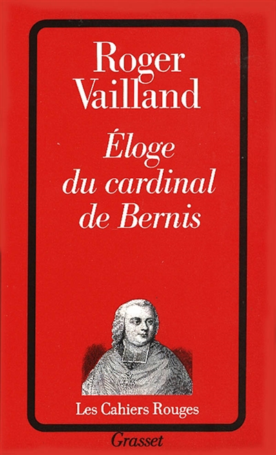 Éloge du cardinal de Bernis