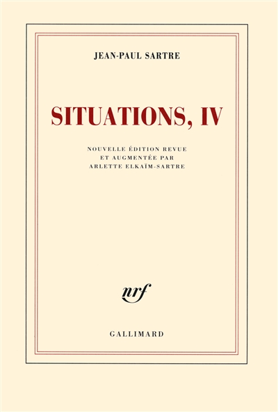 Situations. 4 , Avril 1950-avril 1953