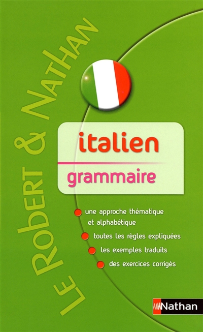 Le Robert et Nathan, italien grammaire
