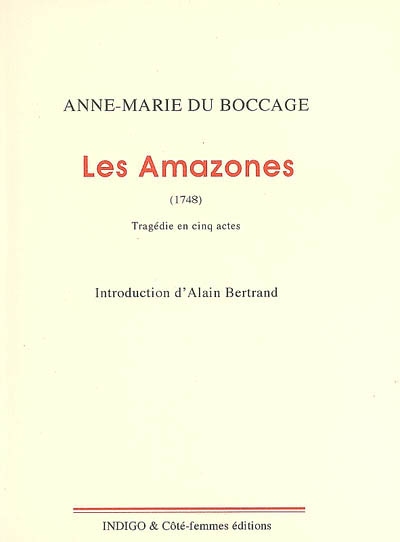 Les Amazones (1748) : tragédie en cinq actes