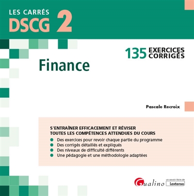 Finance : 135 exercices corrigés : DSCG 2