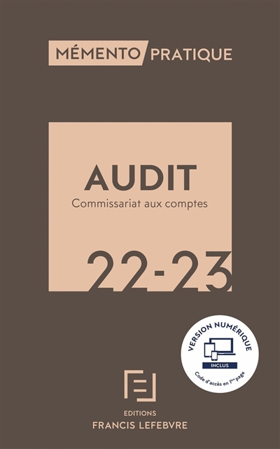 Audit, 22-23 : commissariat aux comptes