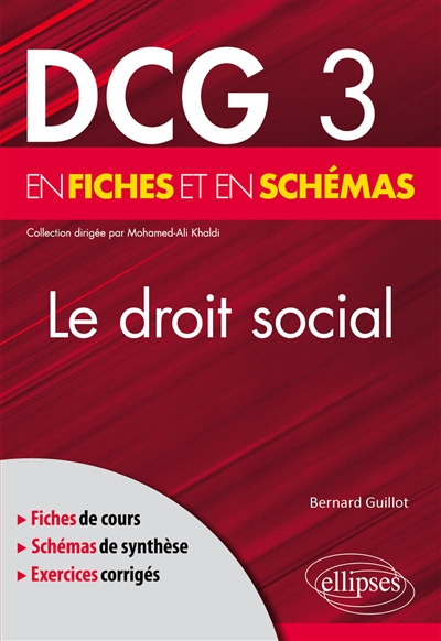 Le droit social : DCG 3 en fiches et en schémas