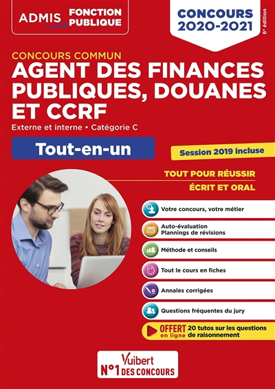 Concours commun agent des finances publiques, douanes et CCRF : externe, interne, catégorie C : tout-en-un