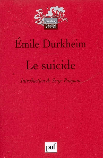 Le suicide : étude de sociologie