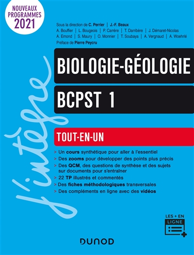 Biologie-Géologie BCPST 1 : tout-en-un : nouveaux programmes 2021