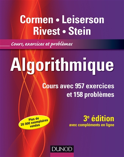 Algorithmique : cours avec 957 exercices et 158 problèmes