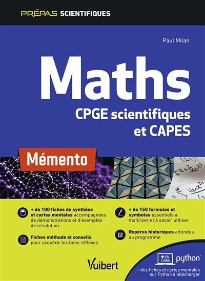 Maths : CPGE scientifiques et CAPES : mémento