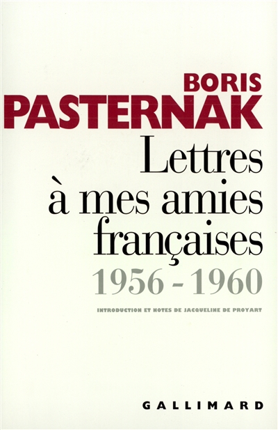 Lettres à mes amies françaises : 1956-1960