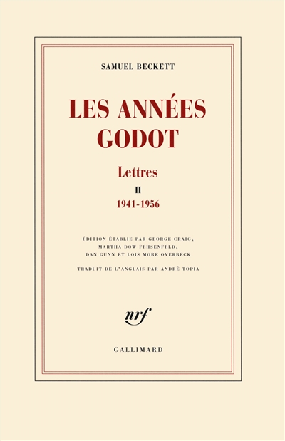 Les années Godot : lettres. II , 1941-1956