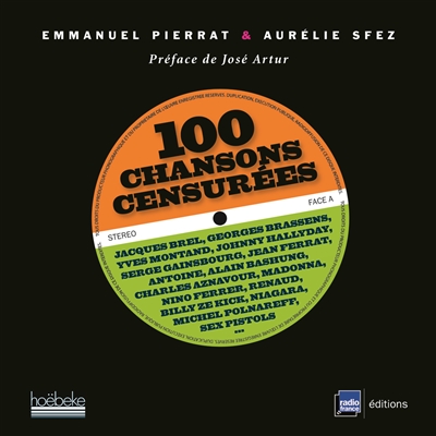100 chansons censurées : Jacques Brel, Georges Brassens, Yves Montand, Johnny Hallyday, Serge Gainsbourg, Jean Ferrat...