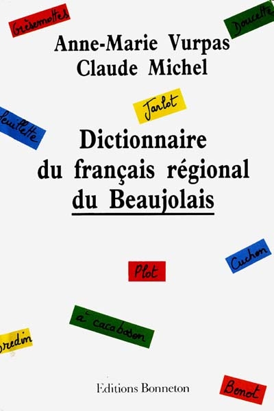 Dictionnaire du français régional du Beaujolais
