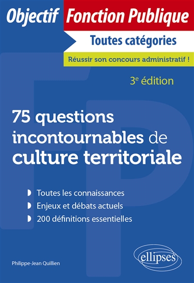 75 questions incontournables de culture territoriale