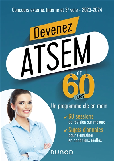 Devenez ATSEM / ASEM en 60 jours : concours externe, interne et 3e voie