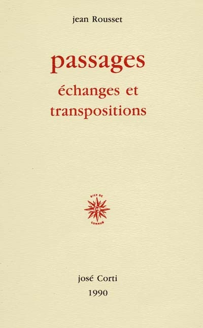 Passages, échanges et transpositions