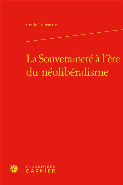 La souveraineté à l'ère du néolibéralisme